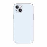 For iPhone 15 Plus Electroplating AG Frosted Phone Case(White)
