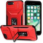 For iPhone 7 Plus Sliding Camshield Holder Phone Case(Red)