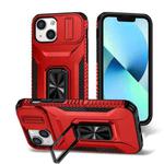 For iPhone 12 mini Sliding Camshield Holder Phone Case(Red)