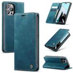 For iPhone 15 Pro CaseMe 013 Multifunctional Horizontal Flip Leather Phone Case(Blue)