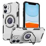For iPhone 11 MagSafe Magnetic Holder Phone Case(Grey)