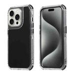 For iPhone 15 Pro Max Dreamland 3 in 1 Solid Color Transparent Frame PC + TPU Phone Case(Black)