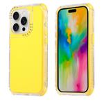 For iPhone 16 Pro Dreamland 3 in 1 Solid Color Transparent Frame PC + TPU Phone Case(Yellow)