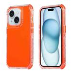 For iPhone 15 Plus / 14 Plus Dreamland 3 in 1 Clear Color Transparent Frame PC + TPU Phone Case(Orange)