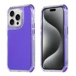 For iPhone 16 Pro Max Dreamland 3 in 1 Clear Color Transparent Frame PC + TPU Phone Case(Purple)