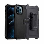 For iPhone 12 Pro Max 3 in 1 PC + TPU Sliding Sleeve Phone Case(Black)