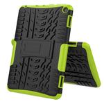 For Amazon Fire HD 8 (2020) Tire Texture Shockproof TPU+PC Protective Case with Holder(Green)