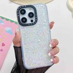 For iPhone 15 Pro Max Noctilucent Light Drip Glue Shockproof Phone Case(White)