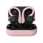 T&G T40 TWS IPX6 Waterproof Hanging Ear Wireless Bluetooth Earphones with Charging Box(Pink)