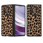 For Huawei Mate X5 ABEEL Black Edge Leopard Phone Case(Leopard Print)