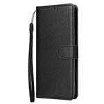 For Xiaomi Redmi 13C 4G 3-Card Slots Multifunctional Leather Phone Case(Dark Blue)