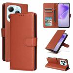 For Infinix Hot 40 / 40 Pro 3-Card Slots Multifunctional Leather Phone Case(Brown)