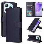 For Infinix Hot 40 / 40 Pro 3-Card Slots Multifunctional Leather Phone Case(Dark Blue)