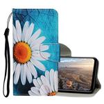 For Huawei P smart (2020) Colored Drawing Pattern Horizontal Flip Leather Case with Holder & Card Slots & Wallet(Chrysanthemum)