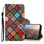 For Huawei Y7 (2019) Colored Drawing Pattern Horizontal Flip Leather Case with Holder & Card Slots & Wallet(Ethnic Style)