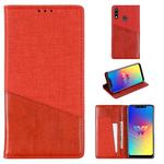 For LG W10 MUXMA MX109 Horizontal Flip Leather Case with Holder & Card Slot & Wallet Function(Red)