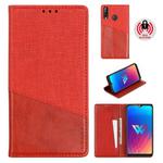 For LG W30 MUXMA MX109 Horizontal Flip Leather Case with Holder & Card Slot & Wallet Function(Red)