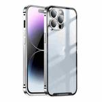 For iPhone 16 Pro Frosted Metal Phone Case(Silver)