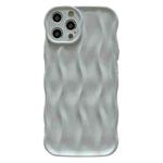 For iPhone 13 Pro Max Wave Texture Bright TPU Phone Case(White)