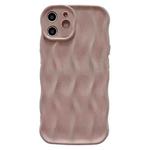 For iPhone 11 Wave Texture Bright TPU Phone Case(Apricot)
