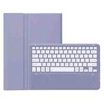 For Honor MagicPad 13 AH16 TPU Ultra-thin Detachable Bluetooth Keyboard Tablet Leather Case(Purple)