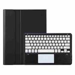 For Honor MagicPad 13 AH16-A TPU Ultra-thin Detachable Bluetooth Keyboard Tablet Leather Case with Touchpad(Black + White)