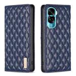 For Honor 90 Lite/X50i Diamond Lattice Magnetic Leather Flip Phone Case(Blue)