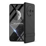 For Realme 11 Pro / 11 Pro+ GKK Three Stage Splicing Full Coverage PC Phone Case with Stand(Black)