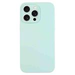 For iPhone 15 Pro Max Pure Color Liquid Silicone Fine Pore Phone Case(Turquoise)