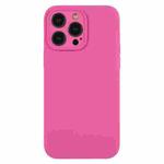For iPhone 12 Pro Max Pure Color Liquid Silicone Fine Pore Phone Case(Pitaya)