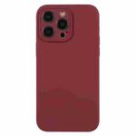 For iPhone 12 Pro Max Pure Color Liquid Silicone Fine Pore Phone Case(Plum)