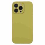 For iPhone 12 Pro Max Pure Color Liquid Silicone Fine Pore Phone Case(Willow Green)