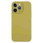 For iPhone 11 Pro Max Pure Color Liquid Silicone Fine Pore Phone Case(Willow Green)