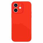 For iPhone 11 Pure Color Liquid Silicone Fine Pore Phone Case(Red)