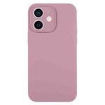 For iPhone 11 Pure Color Liquid Silicone Fine Pore Phone Case(Black Currant)