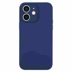 For iPhone 11 Pure Color Liquid Silicone Fine Pore Phone Case(Royal Blue)