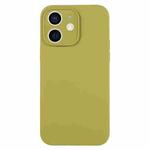 For iPhone 11 Pure Color Liquid Silicone Fine Pore Phone Case(Willow Green)