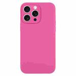 For iPhone 16 Pro Max Pure Color Liquid Silicone Fine Pore Phone Case(Pitaya)