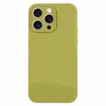 For iPhone 16 Pro Max Pure Color Liquid Silicone Fine Pore Phone Case(Willow Green)