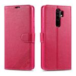 For Xiaomi Redmi 9 AZNS Sheepskin Texture Horizontal Flip Leather Case with Holder & Card Slots & Wallet(Red)