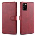 For Samsung Galaxy Note 20 AZNS Calf Texture Horizontal Flip Leather Case with Holder & Card Slots & Wallet & Photo Frame(Red)
