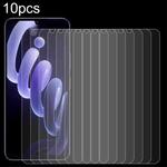 For itel City 100 10pcs 0.26mm 9H 2.5D Tempered Glass Film
