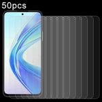 For Honor X7b 5G 50MP 50pcs 0.26mm 9H 2.5D Tempered Glass Film