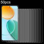 For Honor Play 9T 5G / X7C 4G / 5G 50pcs 0.26mm 9H 2.5D Tempered Glass Film