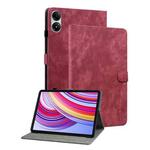 For Xiaomi Redmi Pad Pro 12.1 Tiger Pattern Flip Leather Tablet Case(Red)