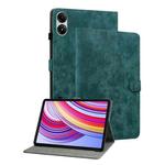 For Xiaomi Redmi Pad Pro 12.1 Tiger Pattern Flip Leather Tablet Case(Dark Green)