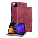 For Xiaomi Pad 7 / Pad 7 Pro Tiger Pattern Flip Leather Tablet Case(Red)