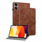 For Redmi Pad 2 / Redmi Pad SE 11 2025 Tiger Pattern Flip Leather Tablet Case(Brown)
