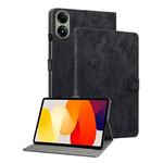 For Redmi Pad 2 / Redmi Pad SE 11 2025 Tiger Pattern Flip Leather Tablet Case(Black)