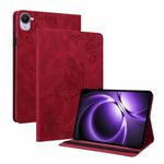 For Xiaomi Redmi K Pad 8.8 inch Butterfly Flower Embossed Leather Tablet Case(Red)